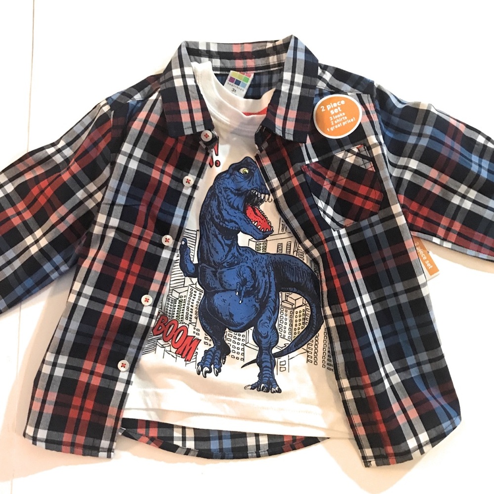 Toddler Boy Long Sleeve Shirt Bundle